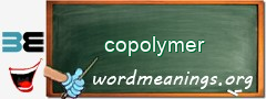 WordMeaning blackboard for copolymer
